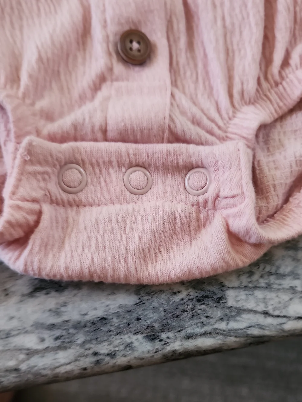 Carters Baby Girl Pink Romper, Size 12 Months